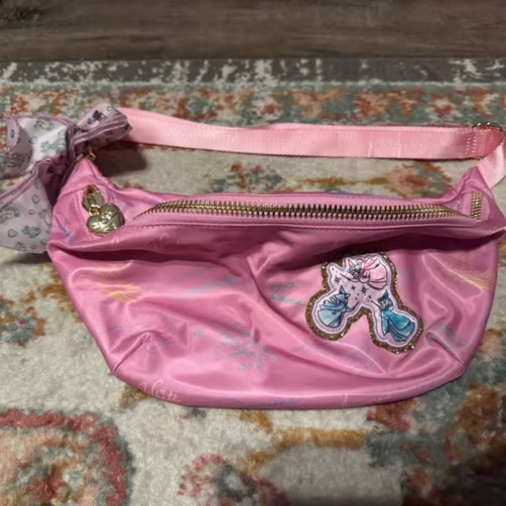 Stoney Clover Lane Pink Unicorn Bag with Gold Accents